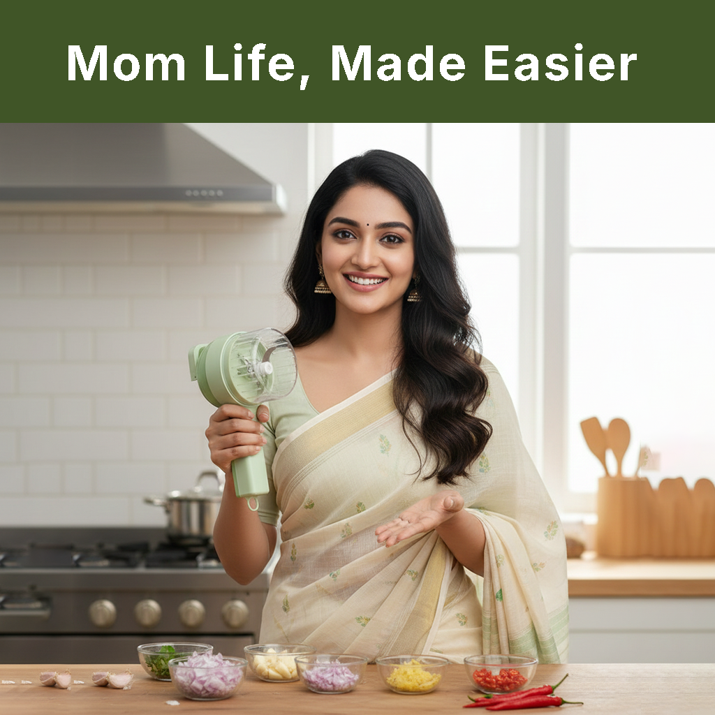 4 in 1 Portable Electric Vegetable Cutter